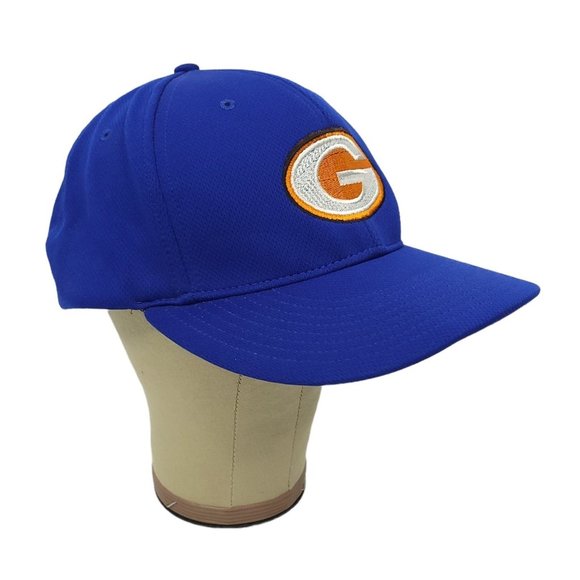 Richardson Dryve PTS40 Fitted Cap Adult Size L XL Trucker Hat Blue Orange - Picture 3 of 10